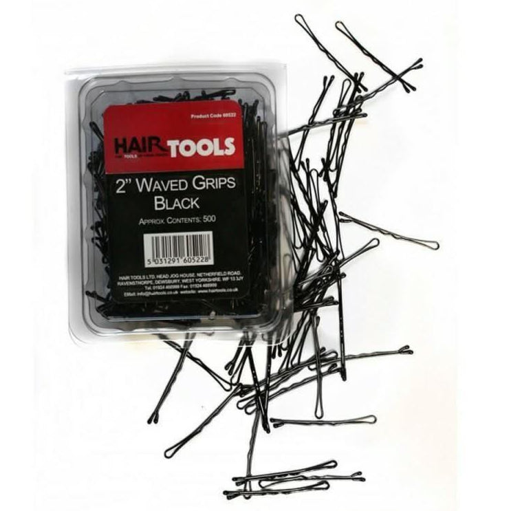 Hairtools 2" Waved Grip Black x 500 1