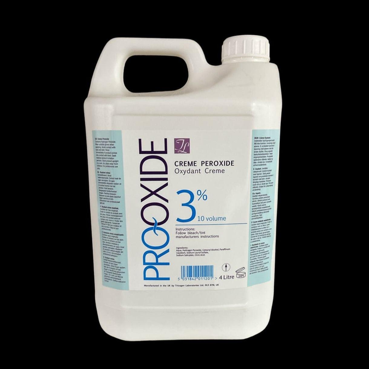 Pro-Oxide 3% Cream Developer 4L 1