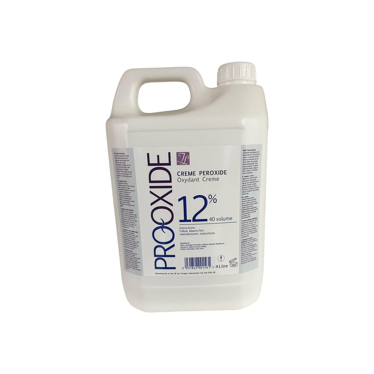 Pro-Oxide 12% Cream Developer 4L