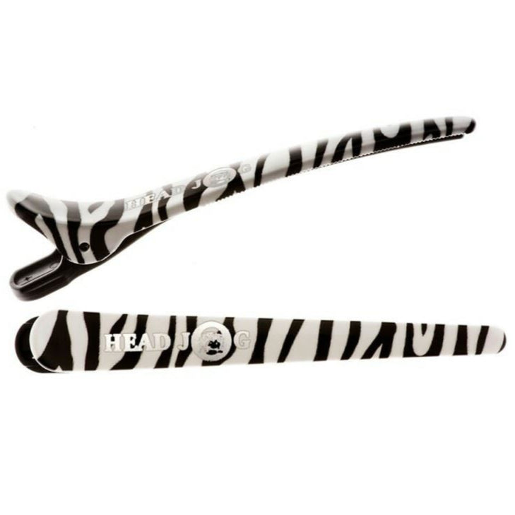 Hairtools Head Jog Klip Itz Zebra pk6 1